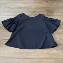 NATURAL BEAUTY BASIC ネイビー ブラウス S