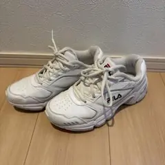 FILA ホワイト スニーカー　22㎝