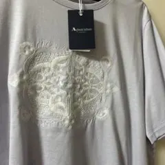 【新品未使用】アクアスキュータム　ロゴ　Tシャツ サイズ10 日本製のサムネイル