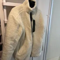 送料無料！シープボアフリース リバーシブル ジップアップ 中綿ジャケット