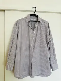 Mila Owenストライプシャツ オーバーサイズ 長袖 コットン ゆったり