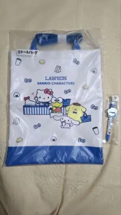 LAWSONサンリオくじ トートバッグとボールペンの2点セット