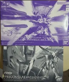 HG ストライクフリーダムガンダム弐式 & RG フリーダム ディアクティブ