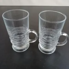 1979年サントリーウイスキーホワイト　ノベルティグラス2個セット　昭和レトロ