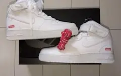 Supreme NIKE AIR FORCE 1 Mid WHITE
