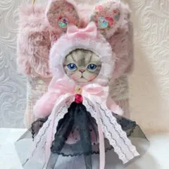 m*e様 おしゃれドレスルミちゃんふわふわサコシュ　コヤンイサムチョン　ラビット