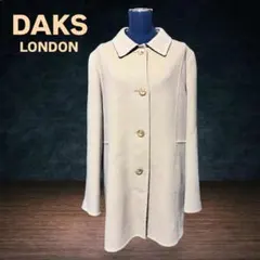 ダックス DAKS ウール コート ミドル丈 ベージュ F