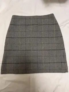 UNIQLO ツィードミニスカート ウエスト61cm