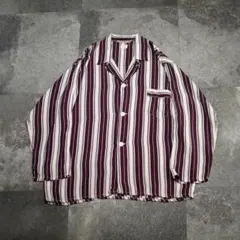 古着 60's TOPICKS オープンカラーシャツ パジャマシャツ レーヨン