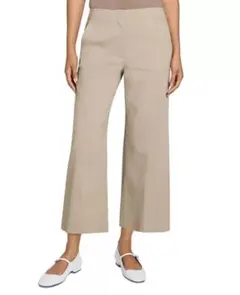 美品✨『Theory』セオリー リネン 麻 クロップド ワイド パンツ ４ L