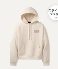 UGG プルオーバー パーカー ホワイト Lサイズのサムネイル