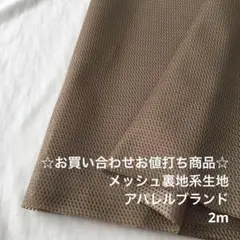C5L/8848-06☆2m お買い合わせ/ポリメッシュ生地/アパレルブランド