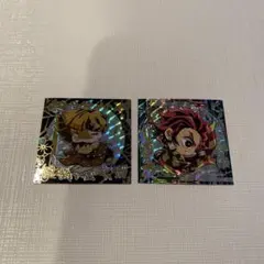 鬼滅の刃　我妻善逸　竈門炭治郎 ステッカーセット　ニフォルメシール