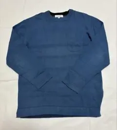 THE SHOP TK 青 の薄手セーター Mサイズ
