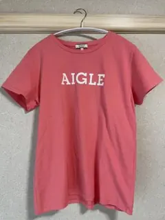 値下げ　AIGLE ロゴTシャツ