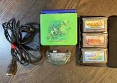 【純正充電器付】ゲームボーイアドバンスSP おまけソフト３本