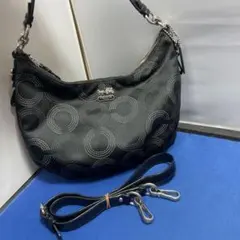 コーチ COACH オプアートキャンバス ショルダーバッグ 肩掛け✧