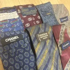 ハイブランドネクタイ 50本セット 全てシルク GUCCI エルメス まとめ