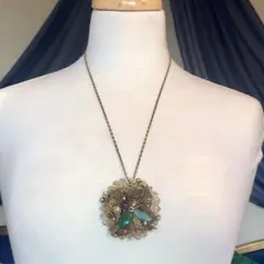 ヴィンテージ アクセサリー 大きめ ペンダント/ネックレス