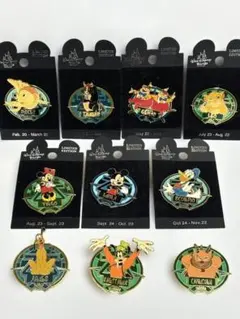 海外ディズニー 星座 ピンバッジ まとめ売り ゾディアック 限定5000個