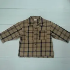 petit main＊チェックシャツ＊80