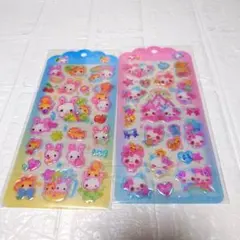 ドロップジェリーシール　フワフワらびちゃん　まじかるみゅーちゃん