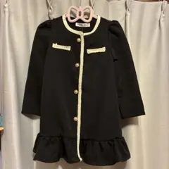 SHEIN キッズ ワンピース ブラック 2-3Y