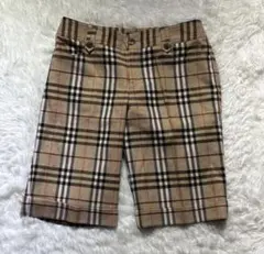 叶*羽様 u*n様 Burberry ノバチェック柄 ハーフパンツ　Sサイズ 美