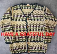 HAVE A GRATEFUL DAYクロシェカーディガンMのサムネイル
