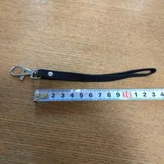 【送料無料】ナイロン製ブラックストラップ 約10cm