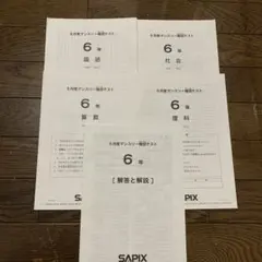 2026年最新】サピックス 5年 マンスリー確認テストの人気アイテム
