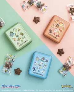 新品‼︎売り切れ店続出松風屋 バレンタインポケモン缶 スイーツ 旅立ち缶3点セット