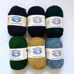 ジェイミソンズ jamiesons フェアアイル毛糸 6玉セット