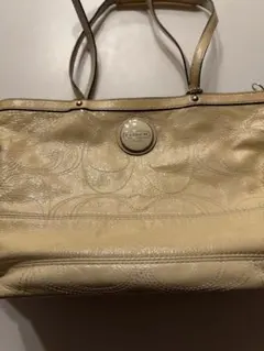 COACH シグネチャー トートバッグ アイボリー