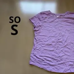 SO 薄紫 Tシャツ 18 PLUS【S】値下げok