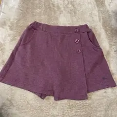 BeBe チェック柄ショートパンツ