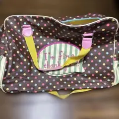 カラフルドット柄ボストンバッグ