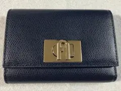 FURLA フルラ 三つ折り財布 ネイビー