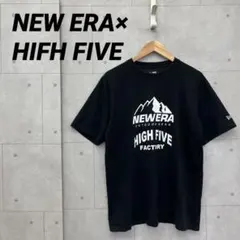 NEW ERA×HIFH FIVE Tシャツ コラボ 吸汗速乾 XL 黒のサムネイル