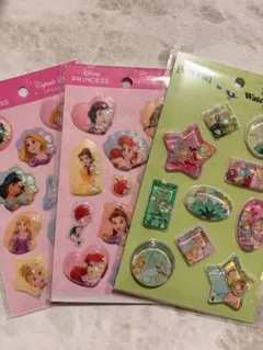 セリア ディズニープリンセス ウォーターシール・カプセルシールセット
