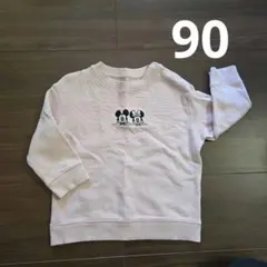 ユニクロ　ミッキーミニートレーナー　90