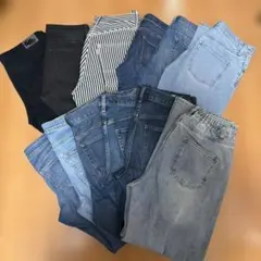 12点まとめ売り レディースデニムジーンズ