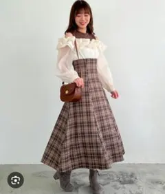 ウエストきゅっとミルフィーユワンピ MAJESTIC LEGON