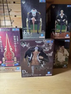 ワンピース 一番くじ フィギュア 五老星まとめ バーソロミューくま おまけ付き