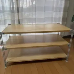 無印良品　スチールユニットシェルフ　3段　グレーのサムネイル