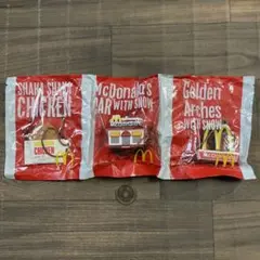 マクドナルド　フードストラップ　３個セット