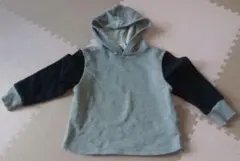フード付きパーカー グレーと黒 100 コムサイズム