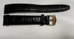 Frederique Constant レザーベルト 黒 金色尾錠
