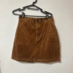GU コーデュロイ 台形スカート