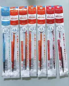 Pentel Sliccies ゲルインキボールペン替芯 7本セットのサムネイル